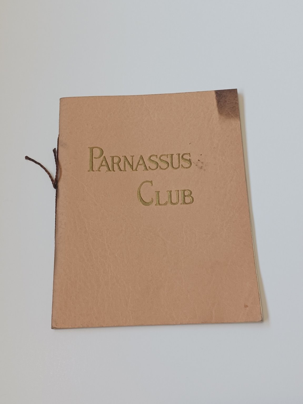 Parnassus Club NYC 1920s Booklet Women's Residence Columbia University Ephemera