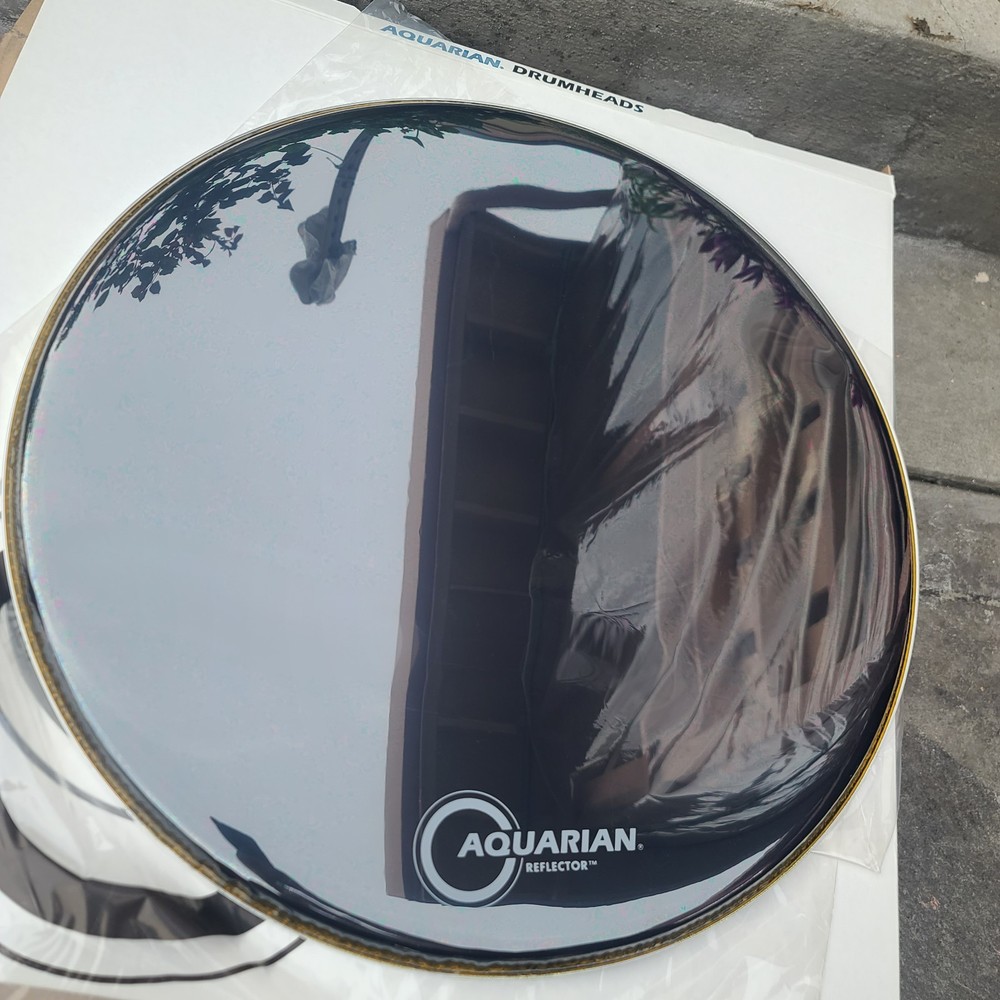Aquarian Reflector Mirror Drum Head 24"