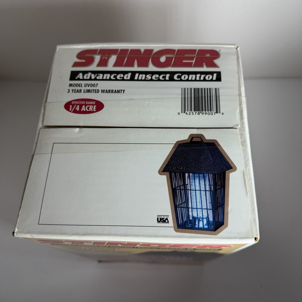 STINGER UV007 Bug Zapper Electronic Insect Control New Sealed