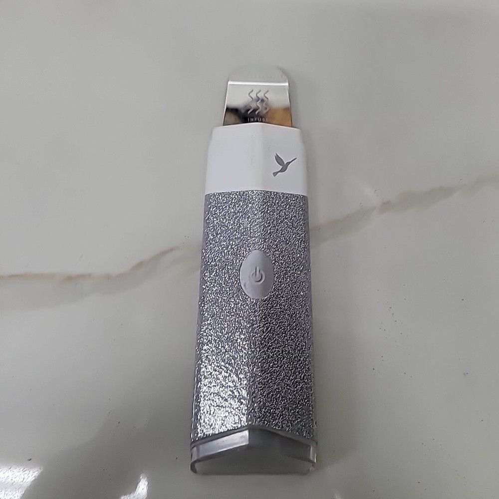 DERMAFLASH DERMAPORE Pore Extractor & Serum Infuser Gray Glitter USED
