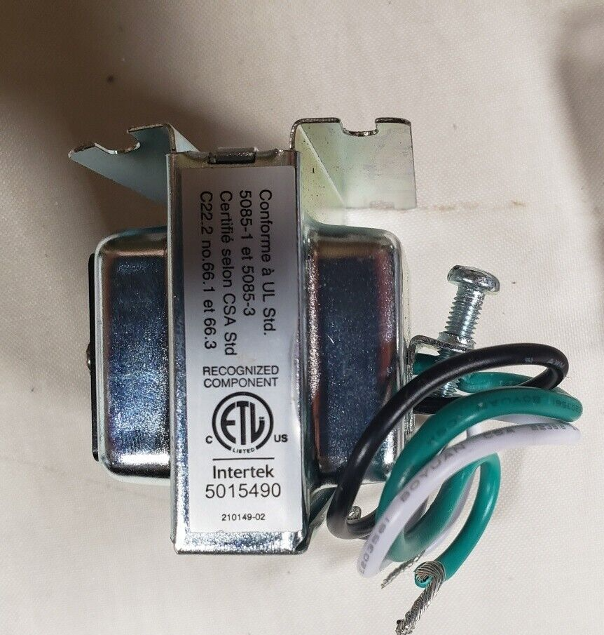 Utilitech #UT-125-90 Wired Transformer 120 VAC input/8 VAC Output #0063548