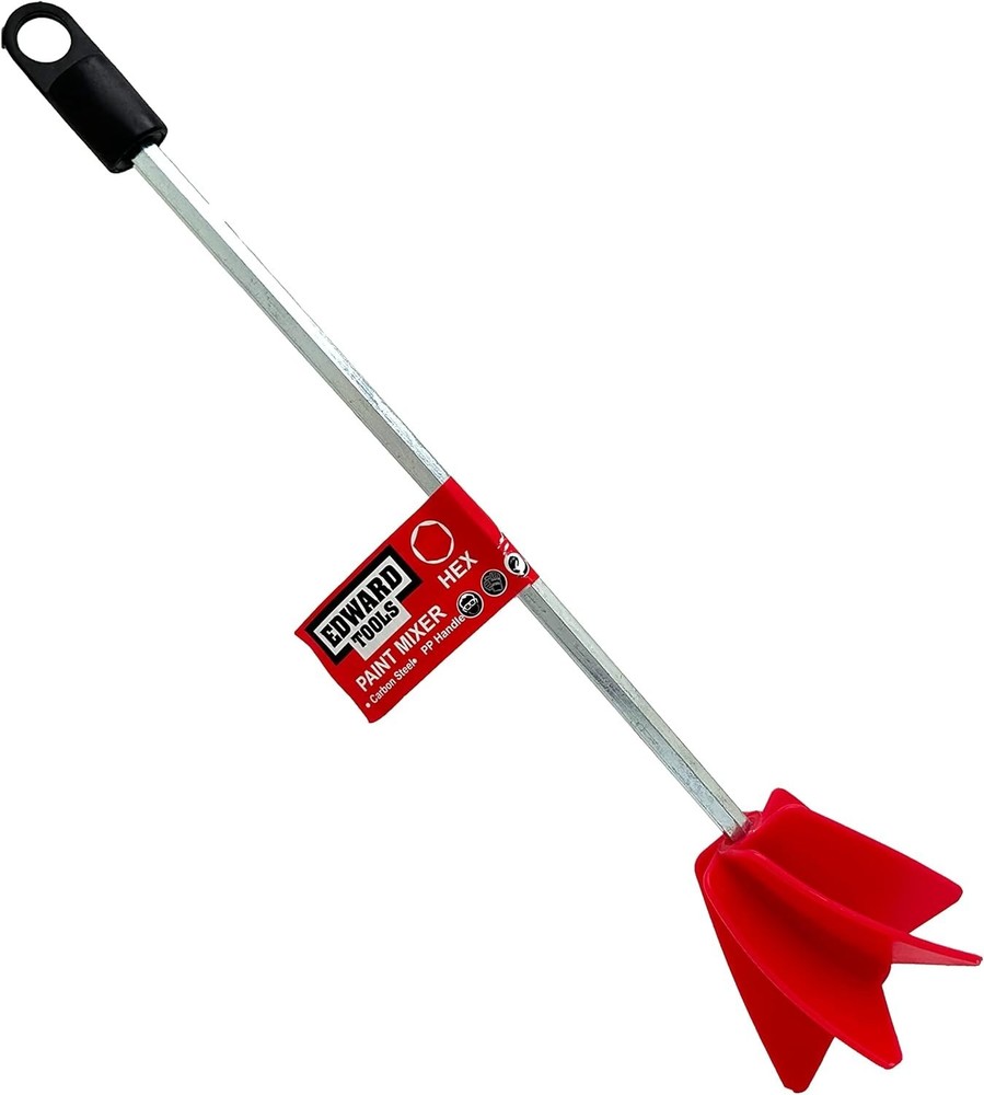 Quick-Clean Paint Mixer Drill Attachment - Efficient Mixing for Viscous Liquids