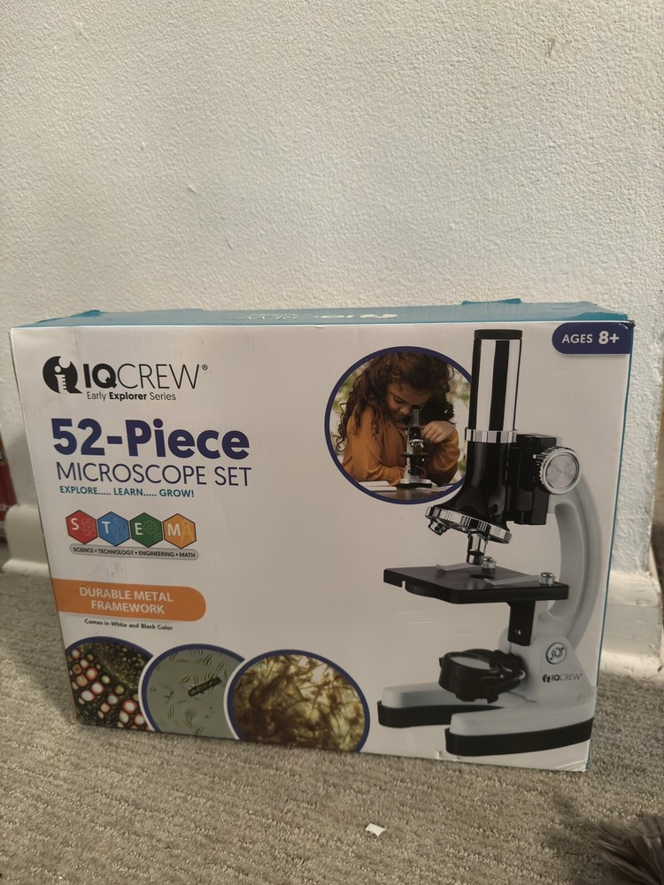 NEW IQCREW Early Explorer Series PC MICROSCOPE SET Discovery Series