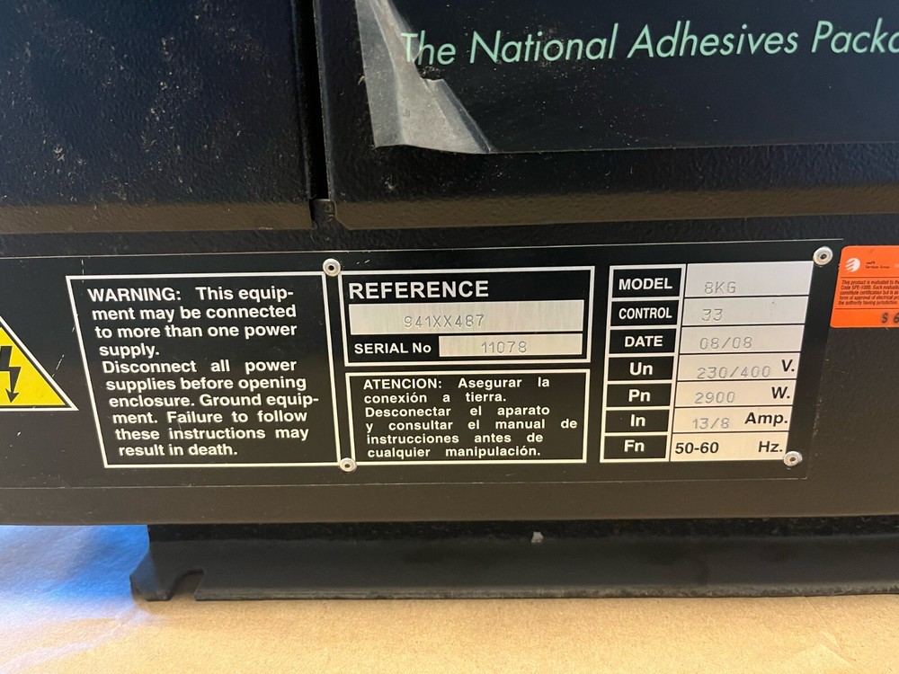 Easy-Pac 8KG Adhesive Unit Reference 941XX487 with Hoses (EV1)