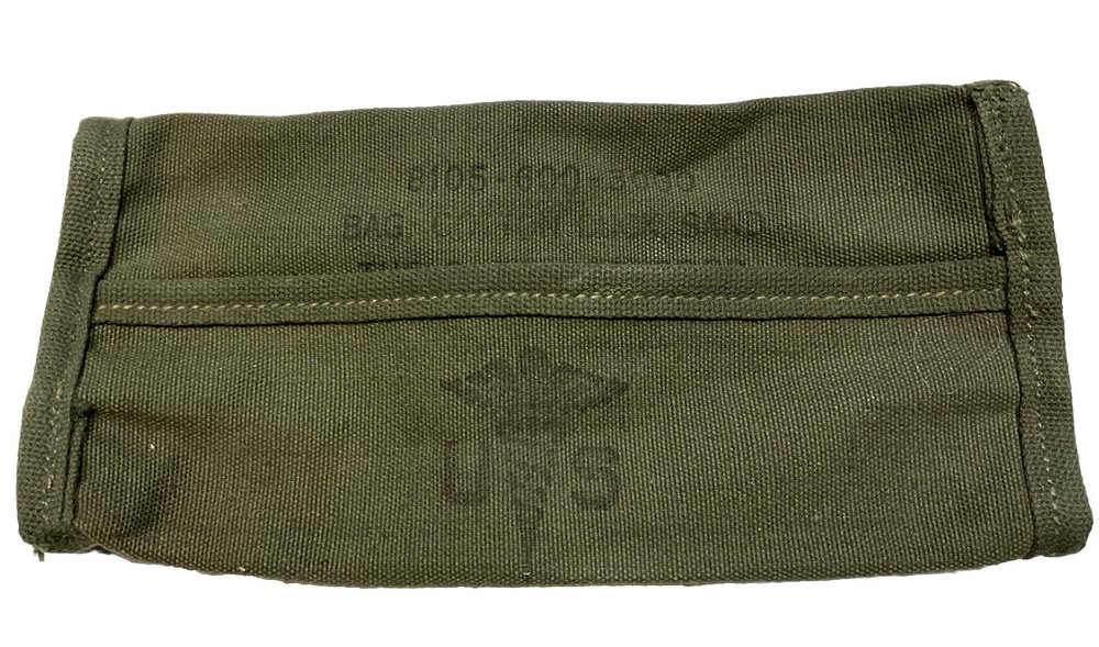 Rarer Original U.S. Army Medical Bag Cotton Duck Sand 8105-600-3000