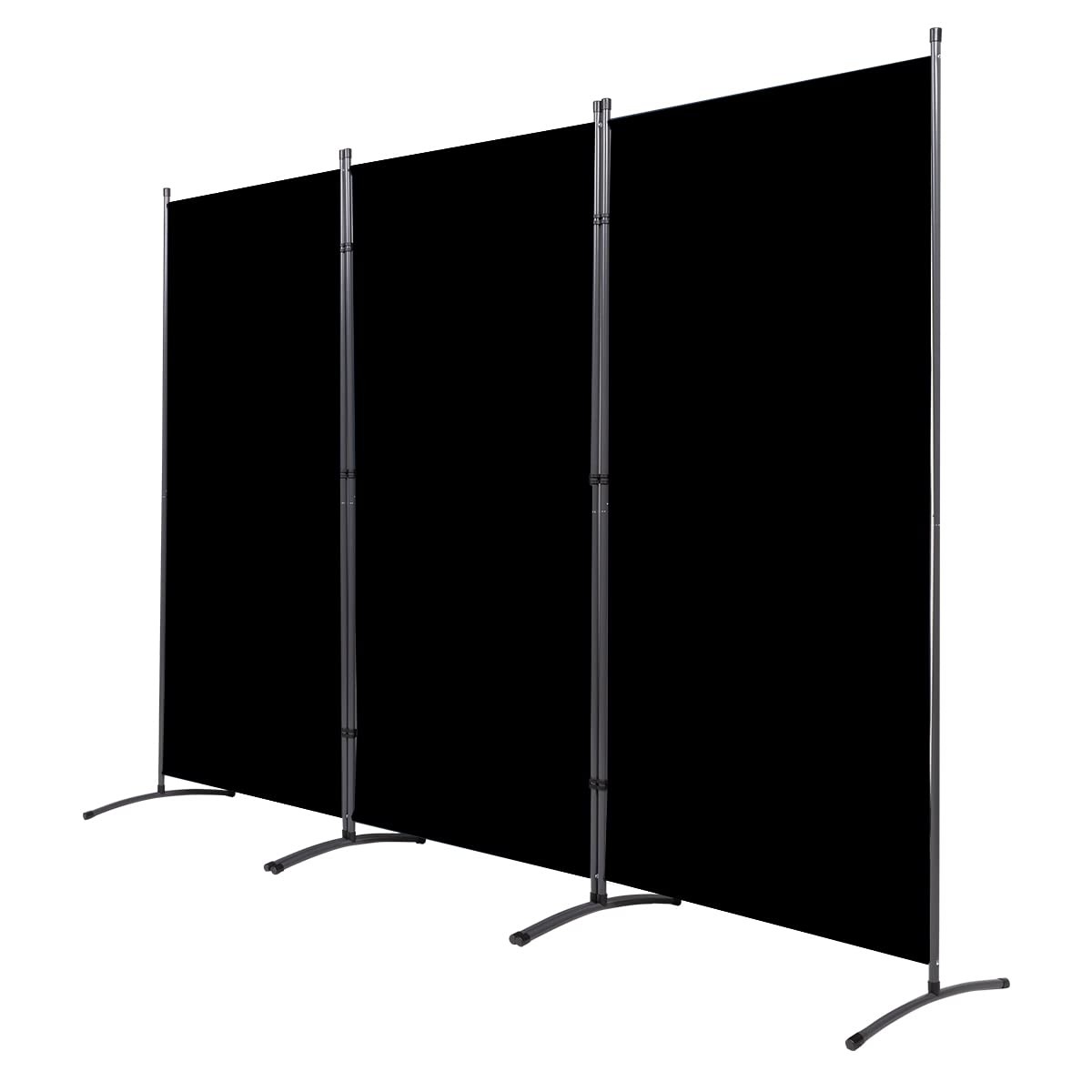 Indoor Room Divider, Portable Office Divider, Room Divider Wall Screen 3 Pane...