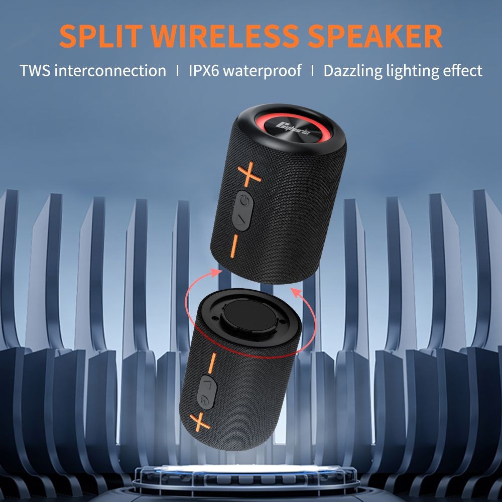 2 in 1 Portable Splittable Bluetooth, Waterproof Split Wireless