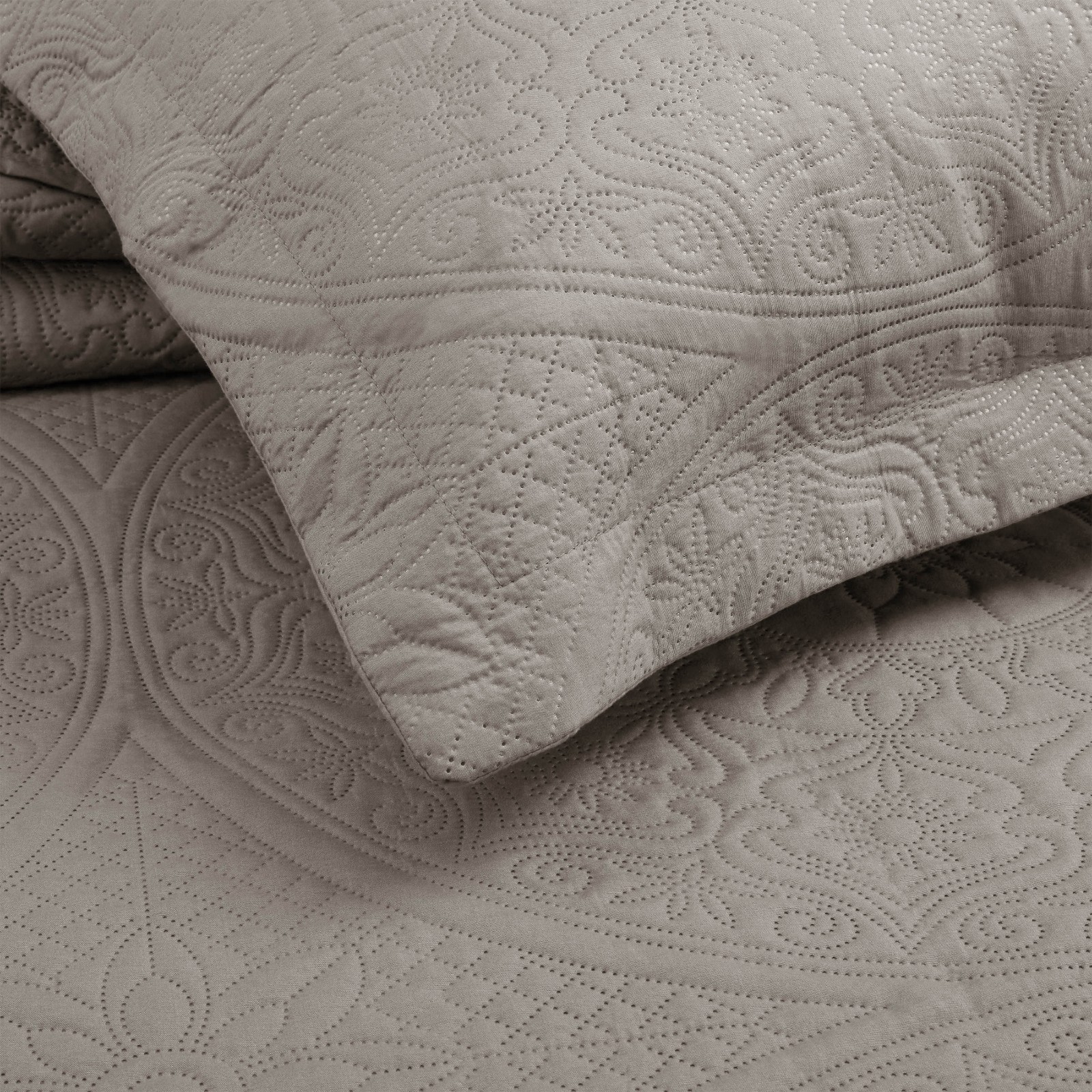 Floral Bedspread Bedding Set 3 Piece Coverlet Lightweight Bed Throw Queen King