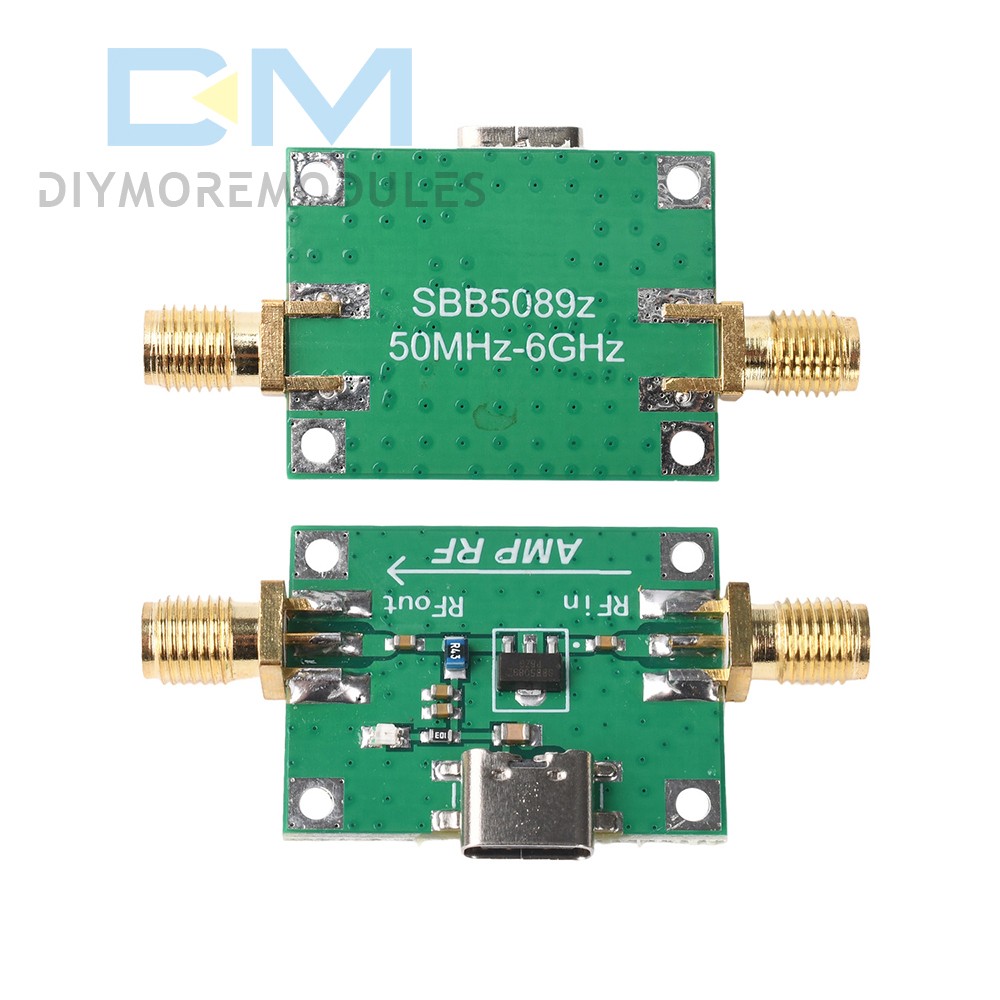 SBB5089 20dB Gain RF Module 5MHz–6GHz RF Power Amplifier RF Preamplifier Module