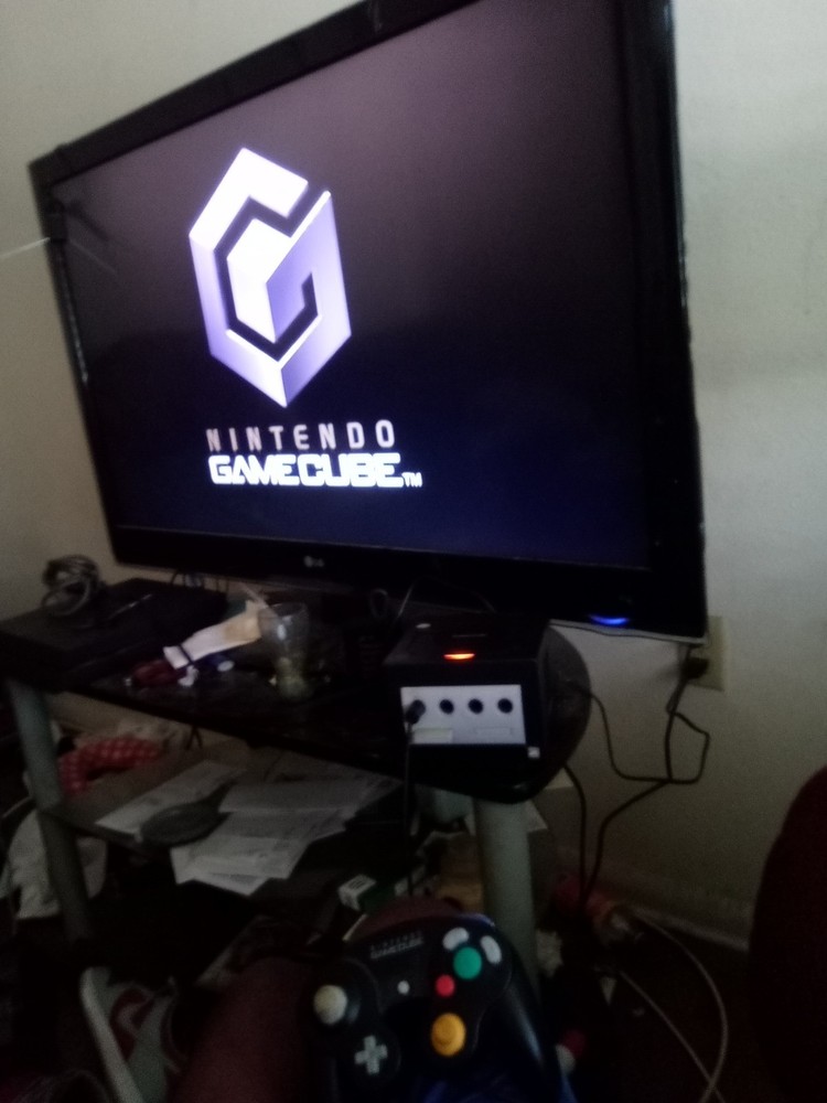 GameCube Controller Memory Card Power Cables AV Cables And Spider Man 2.