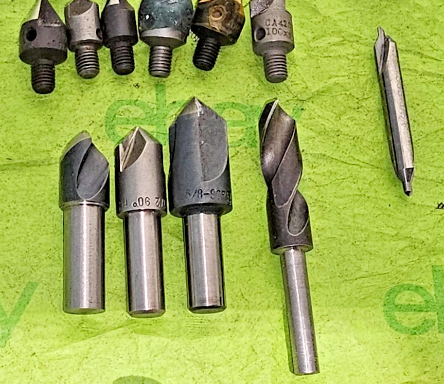 Lot Machinist Tools Drill Bits Countersink, Counterborers, Cutters, 29 pc