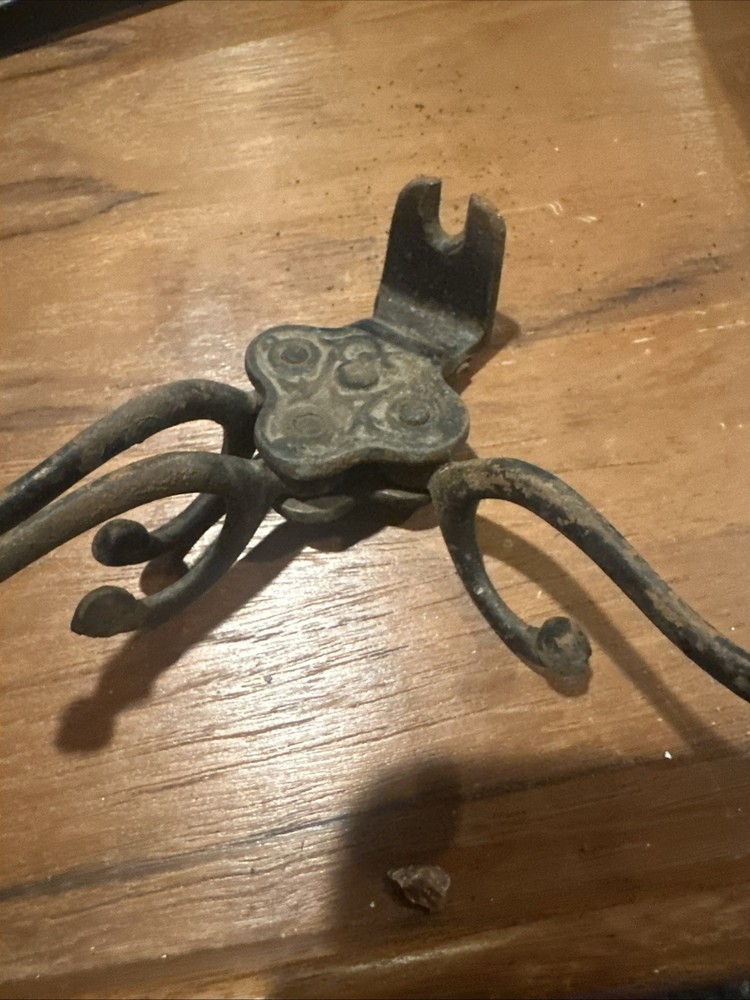 Victorian Multi 3 Hook - Iron Hanging On Wall