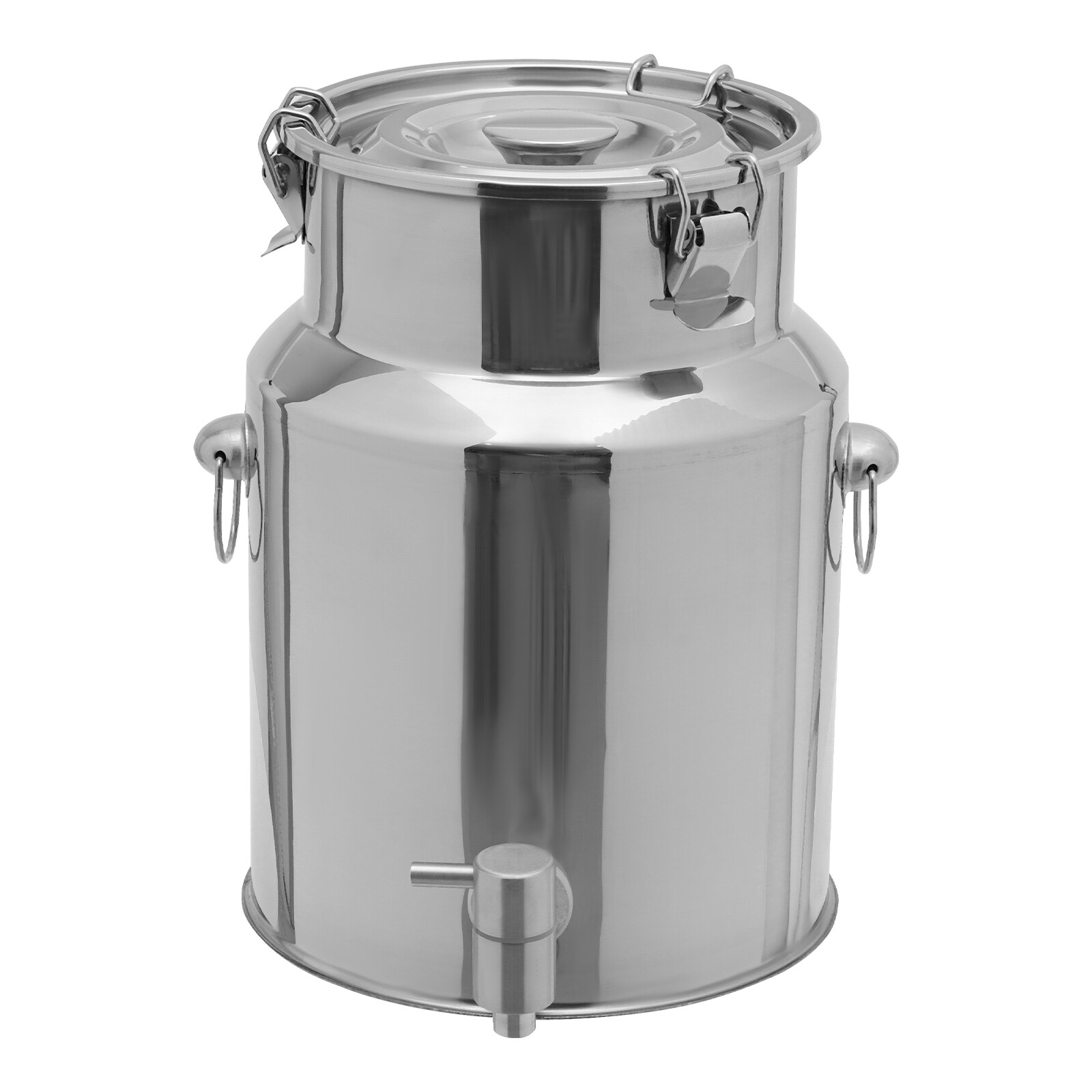 Beverage Drink Dispenser 304 Stainless Steel Milk Can Milk Transport Barrel