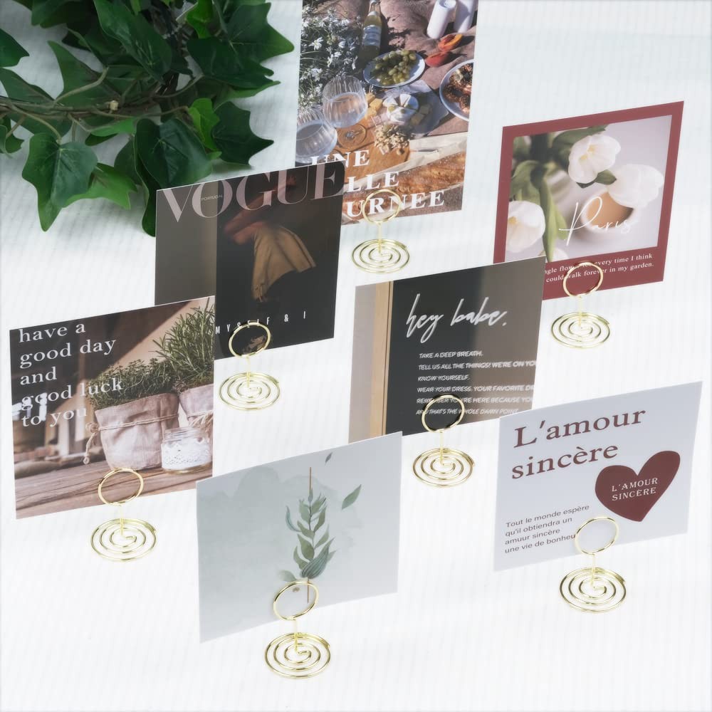 20pcs Mini Place Card Holders, Cute Table Number Holders, Small Size Table Ca...