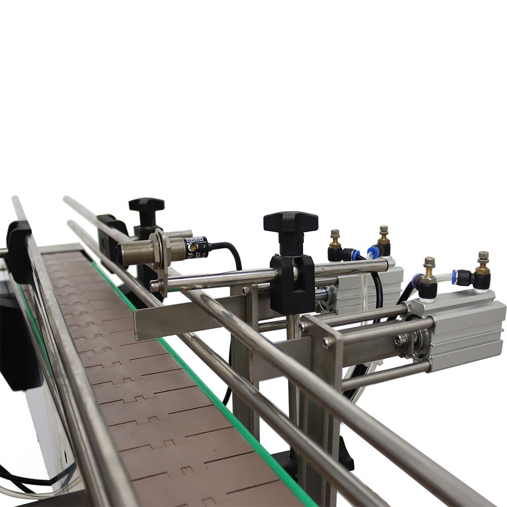 Automatic Servo Paste Liquid Filling Machine Single Head Filler w/Chain Conveyor