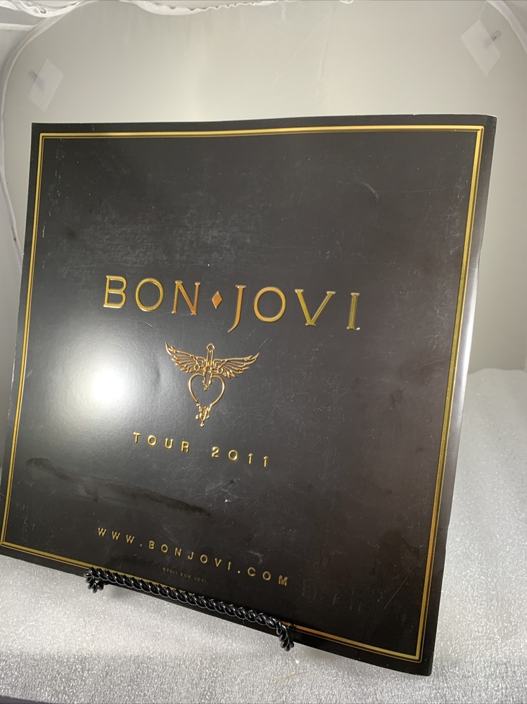 Bon Jovi 2011 Concert Tour Program Book - Good Condition