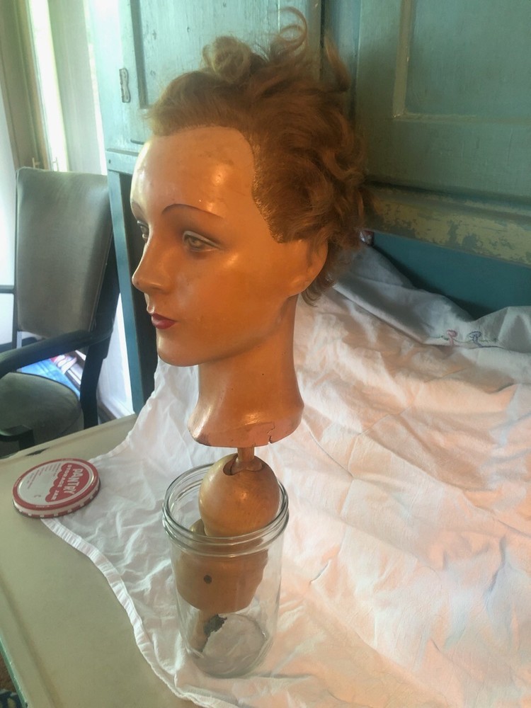 vintage german practice head