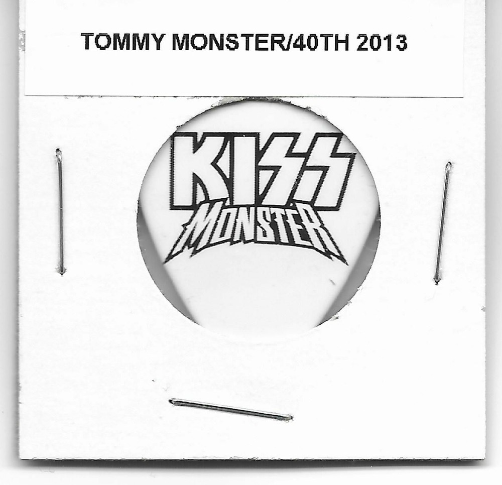 2013 KISS Monster 40th Anniversary Tommy Thayer Concert Stage Tour Guitar Pick