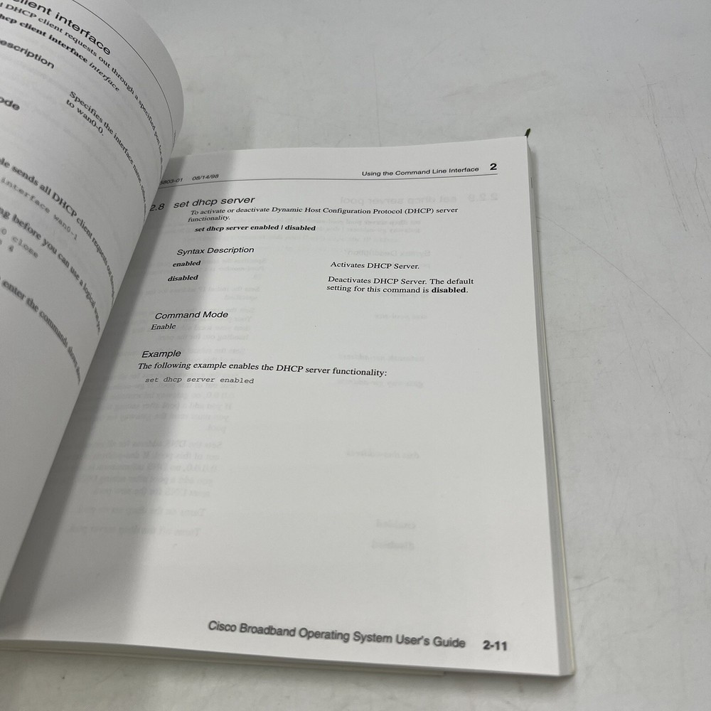 Cisco Broadband Operating System User’s Guide Manual 78-5803-01 1998