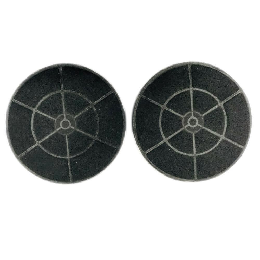 Charcoal Filter Replacement 7.5 in for Ductless Range Hood 500 CFM 2-Pack