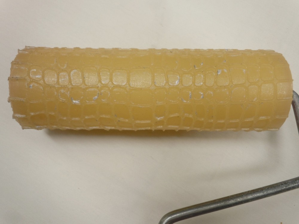 3 Patterned 7" Paint Roller Decorative Embossed Texture Wall Tool Lot