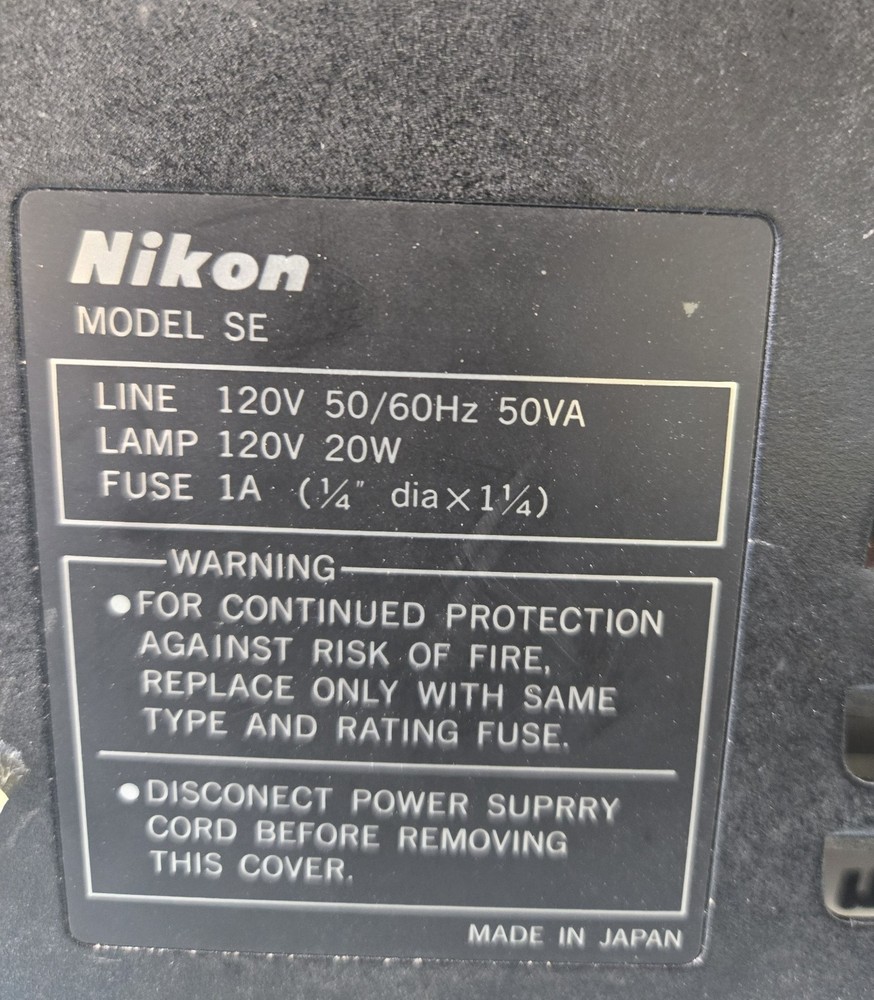 NIKON SE MONOCULAR HEAD W/ EYESPIECE