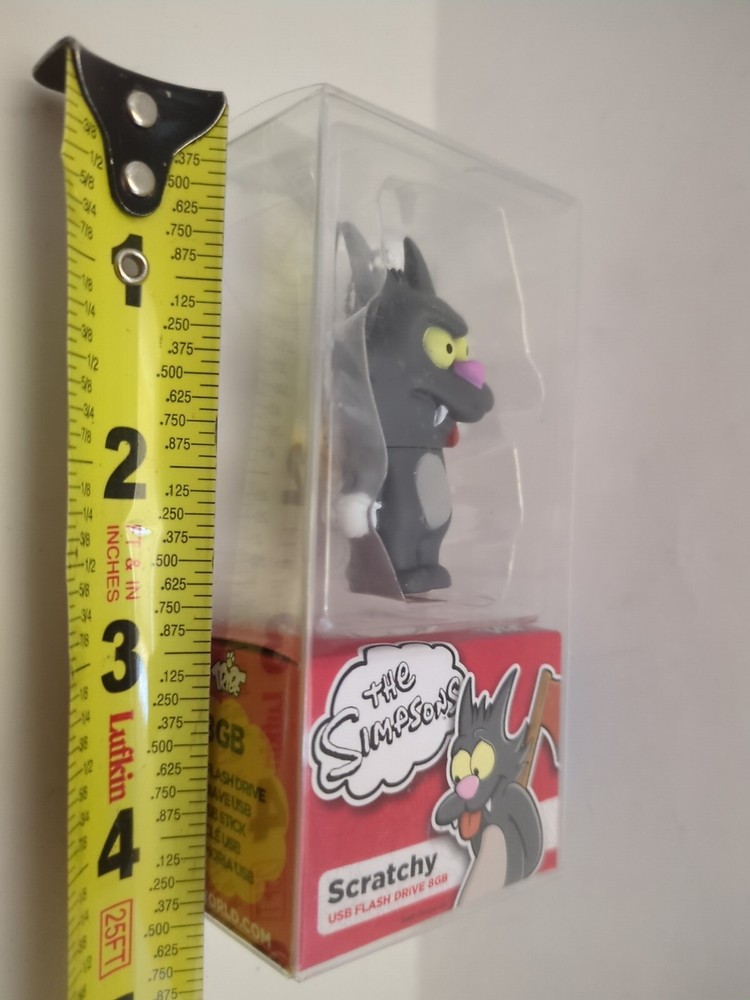 New Tribe 3D Style The Simpsons Scratch 8GB USB Flash Drive Keychain