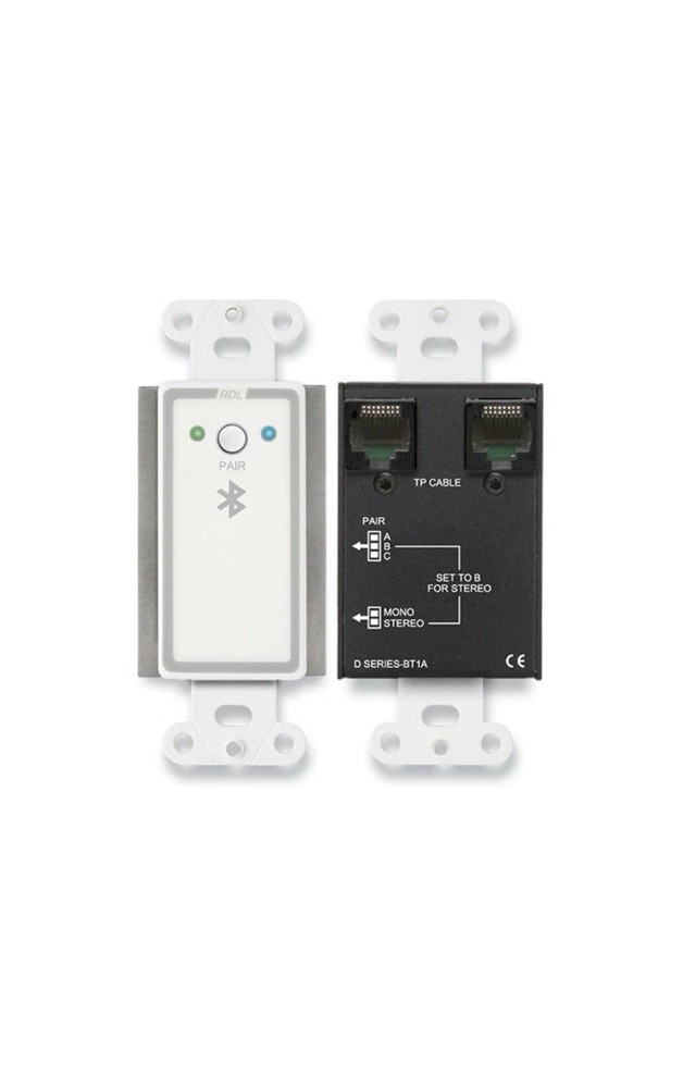 RDL D-BT1A Wall-Mounted Bluetooth Audio Format-A Interface - New In Box