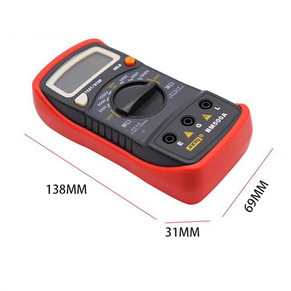 LCD Digital Insulation Resistance Tester Meter Pocket Multi Function Meter