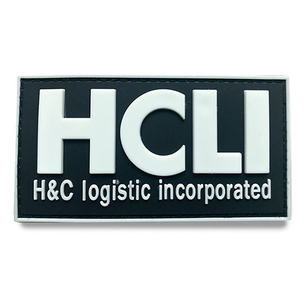 HCLI H&C LOGISTIC INCORPORATED USA ARMY PVC BADGE RUBBER TACTICAL HOOK PATCH *01
