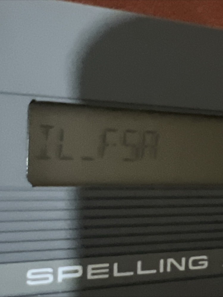 Franklin Computer Spelling Ace Linguistic Technology Model SA 98 Tested