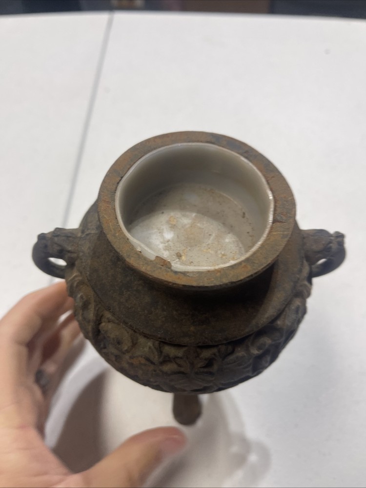 Incense Burner Cast Iron 6.5 Inches