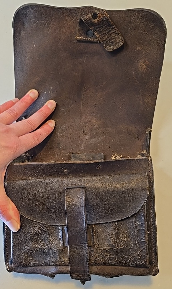 US Civil War Model 1864 Cartridge Box - Ammo Pouch