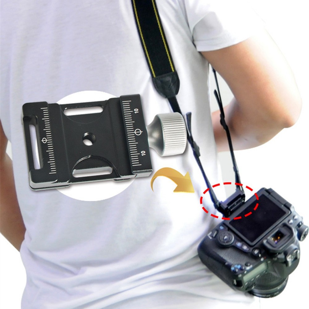 Adjustable Quick Release Clamp Camera Tripod Mount Base For Arca Swiss Plate