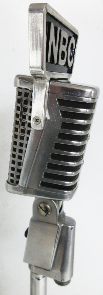 Midland Dynamic Table Microphone with "NBC" marque