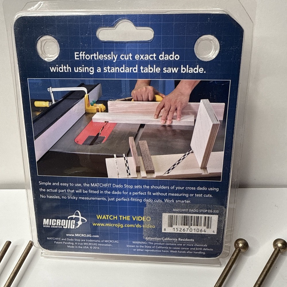 Microjig Matchfit Dado Stop