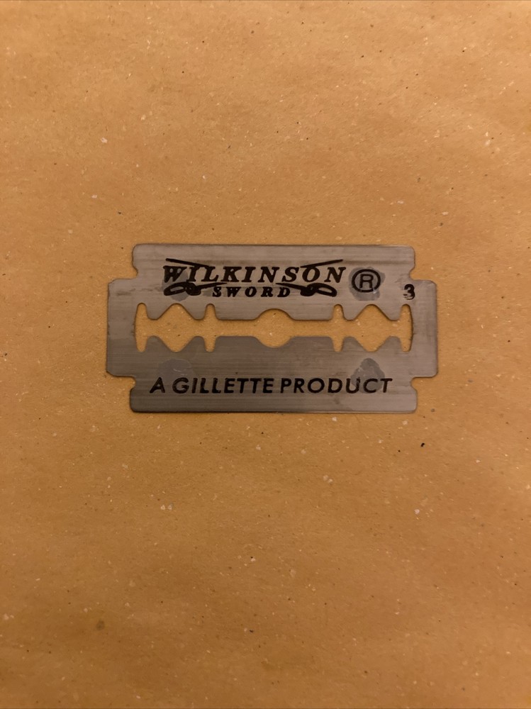 5 Double Edge Razor Blades, Gillette Wilkinson Sword