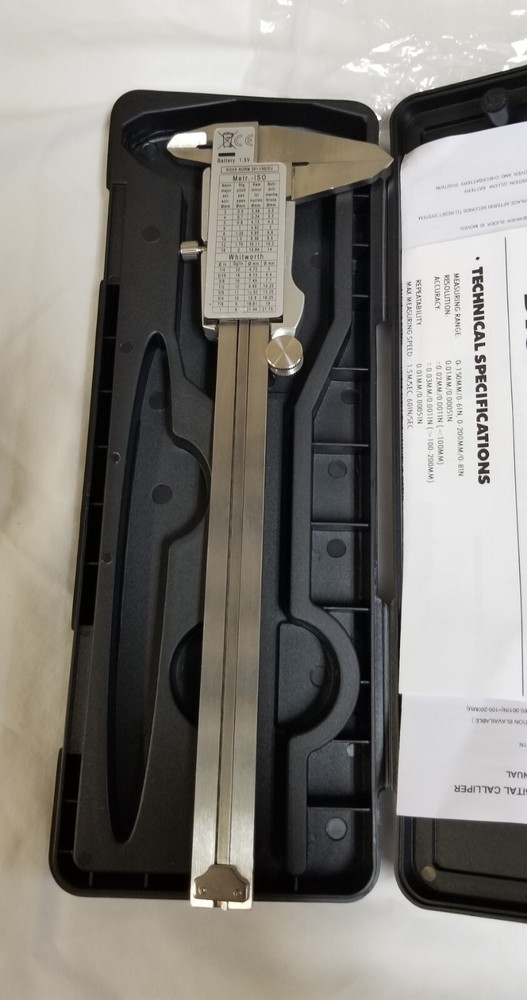 Electronic Digital Caliper Stainless Steel New