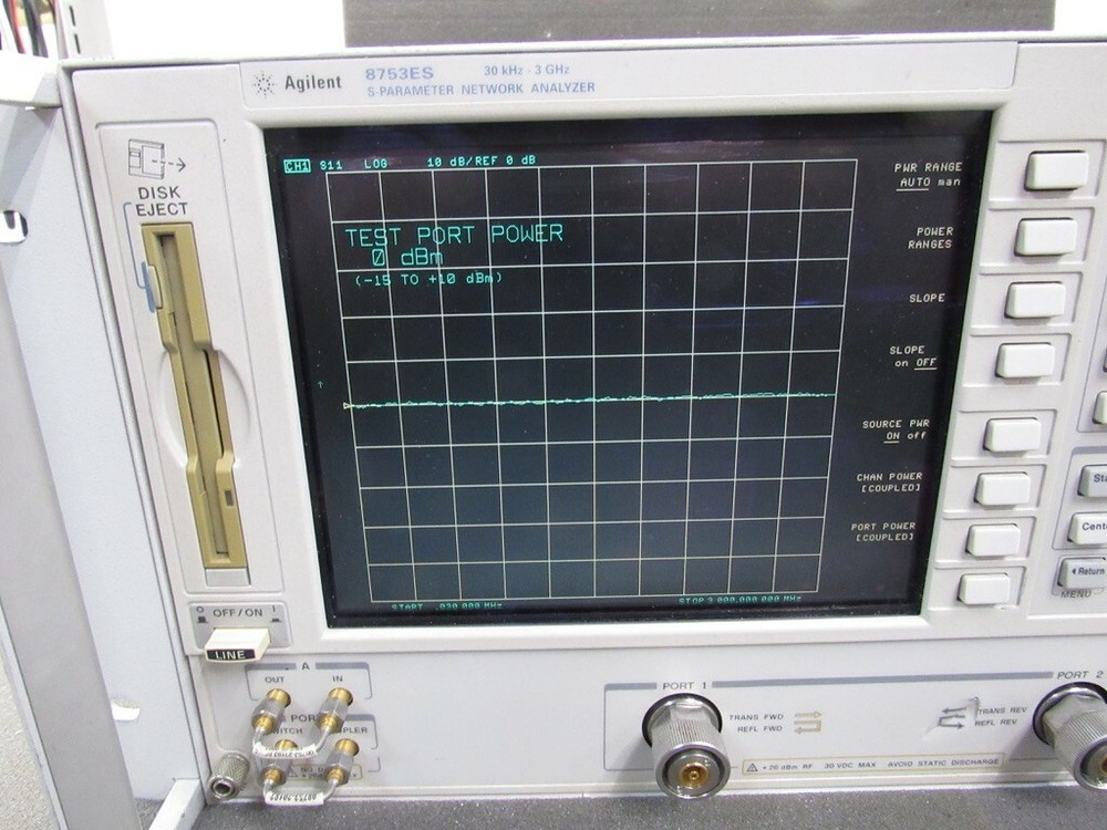 Agilent 8753ES S-Parameter Network Analyzer 30khz-3Ghz