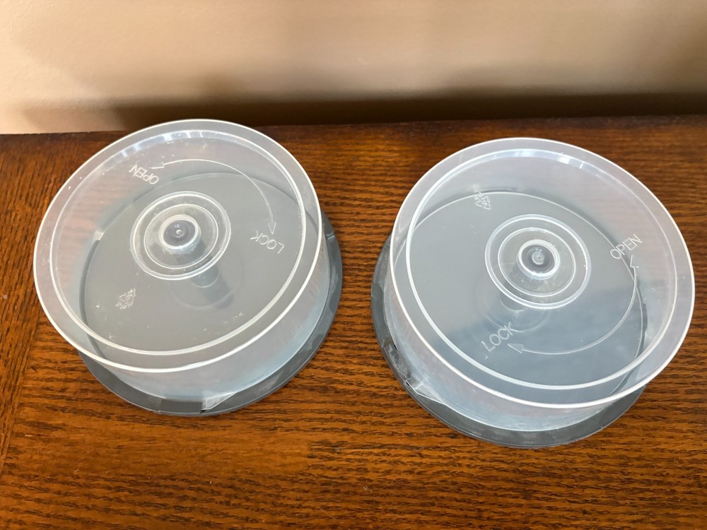 Spindle Cases - Empty 5 Case Lot - CD & DVD - 100 count x 3, 25 count x 2