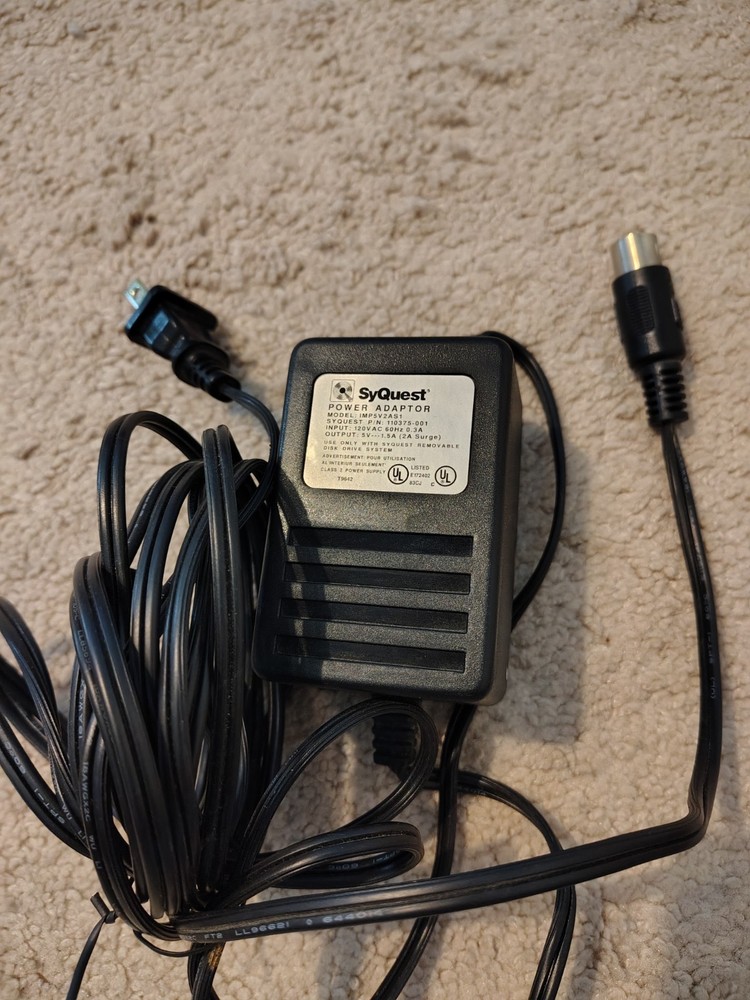 SyQuest ezflyer 230mb External Hard Drive Power Tested
