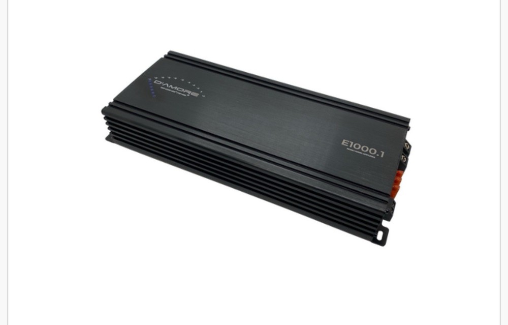 BRANDNEW D’AMORE ENGINERRING E1000.1 MONO CLASS D AMPLIFIER WITH REMOTE CONTROL