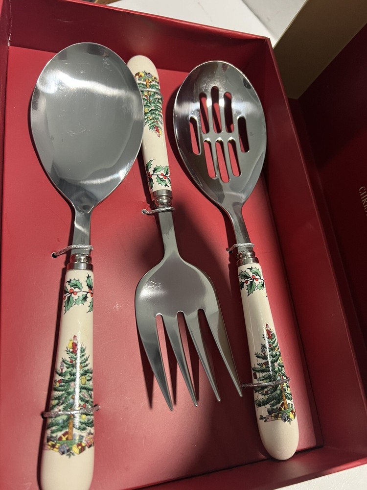 Spode Christmas Tree 3-Piece Cutlery Set