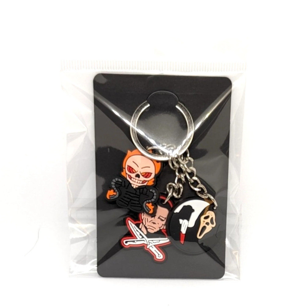 Triple Threat Horror Keychain