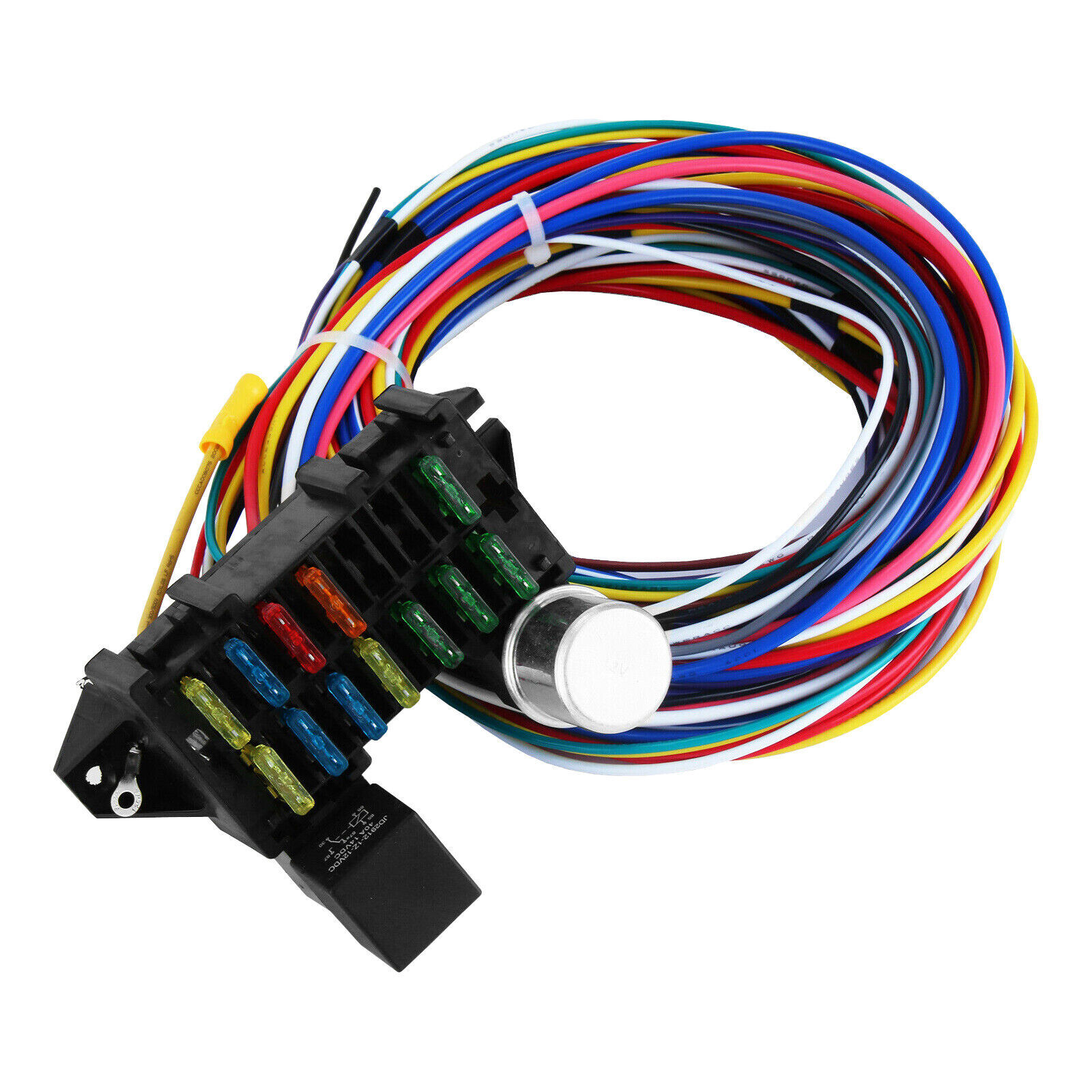 Universal 12 Circuit Wiring Wires Harness For Muscle Car Hot Rod Street Rod XL
