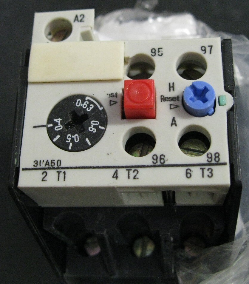 Siemens 3UA50 Overload Relay .4-.63A