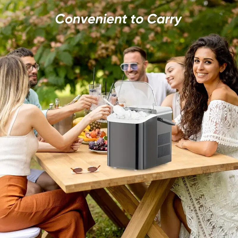 Portable Ice Maker Countertop Nugget sized ice cube