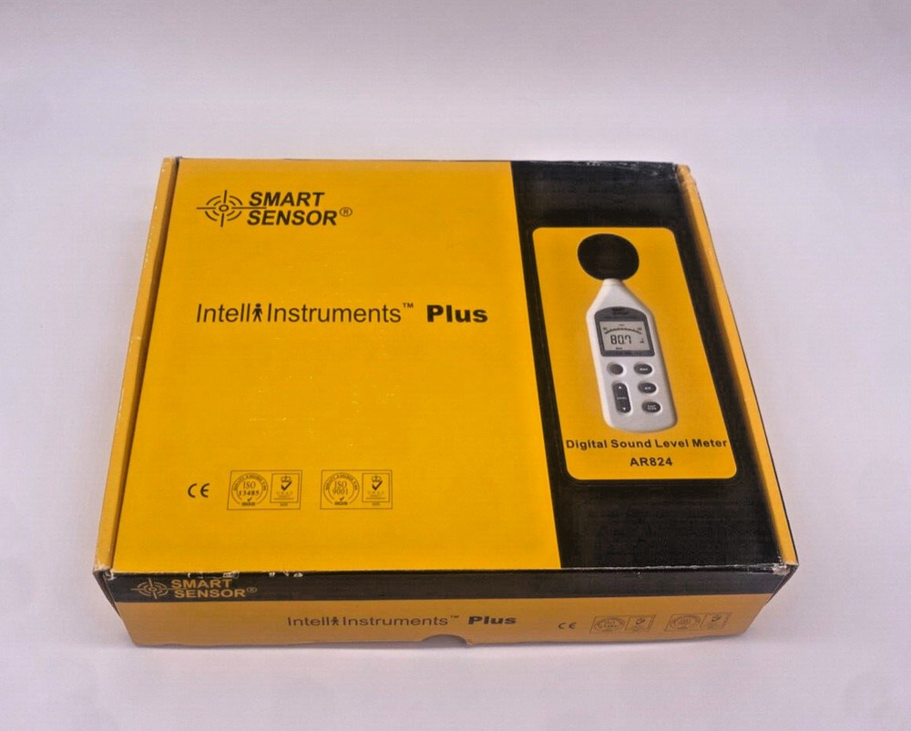 SMART SENSOR INTELL INSTRUMENTS PLUS DIGITAL SOUND LEVEL METER16SND002-AR824-232
