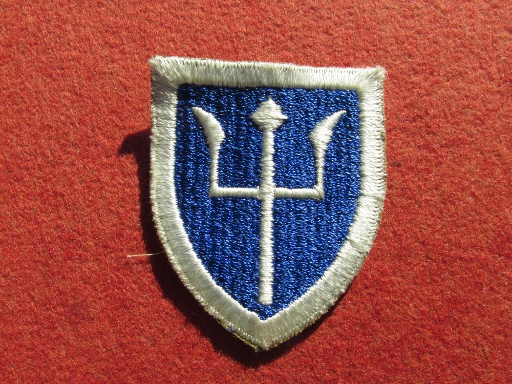 WW 2 US Army 97th Infantry Division Patch Insignia Trident Division