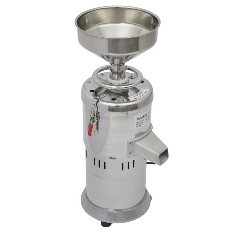 Electric Sesame Sauce Grinder Commercial Peanut Butter Grinding Maker 1100W 110V